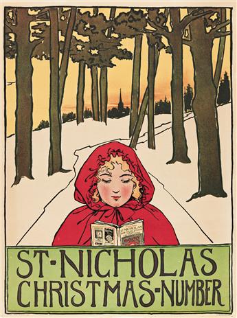 WILLIAM H. BRADLEY (1868-1962).  ST. NICHOLAS / THE CENTURY. Group of 5 posters and covers. 1890s-1916. Sizes vary.